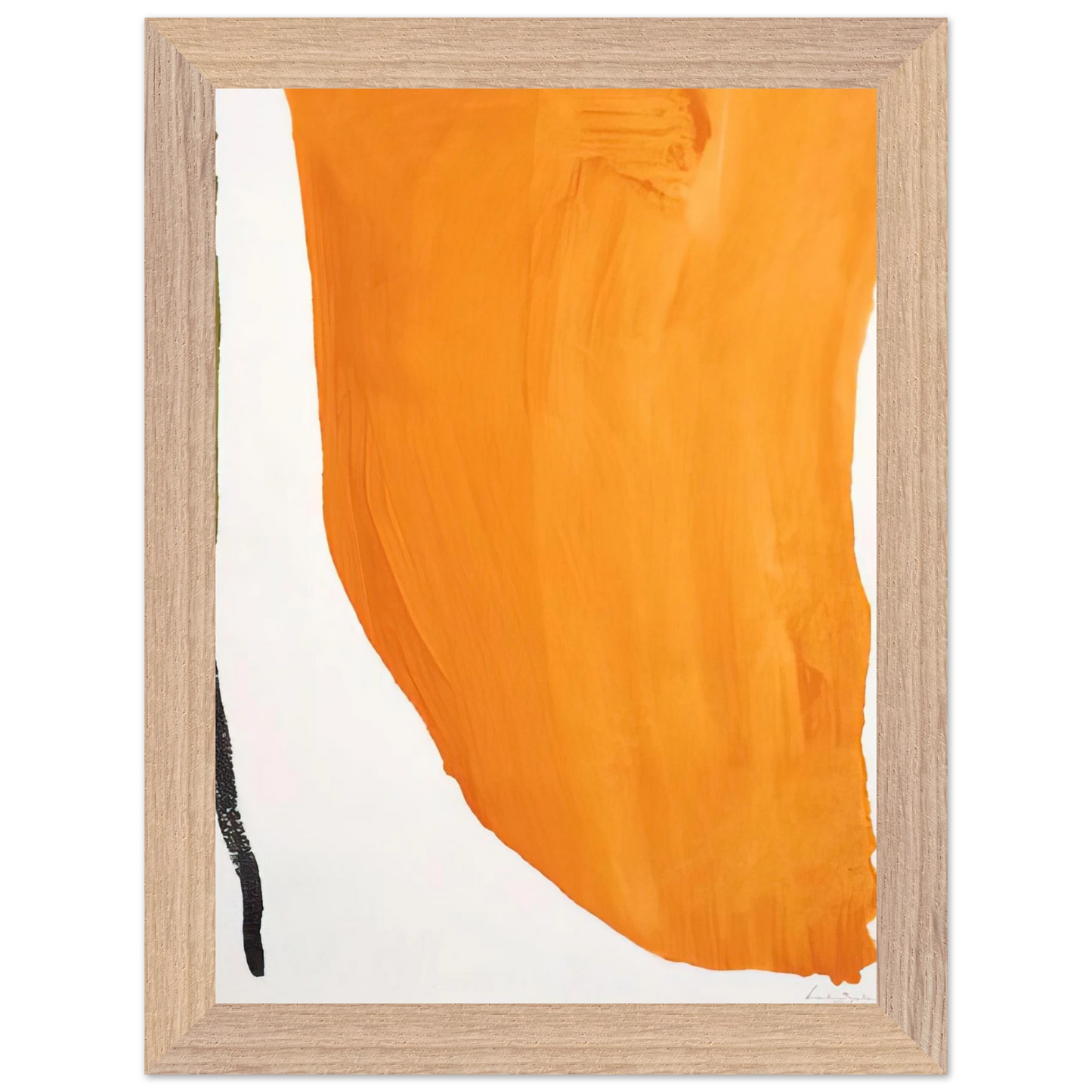 Helen Frankenthaler - Orange Downpour - 1970 Wall art - A3 (29.7 x 42 cm) - Fine Art Poster - -