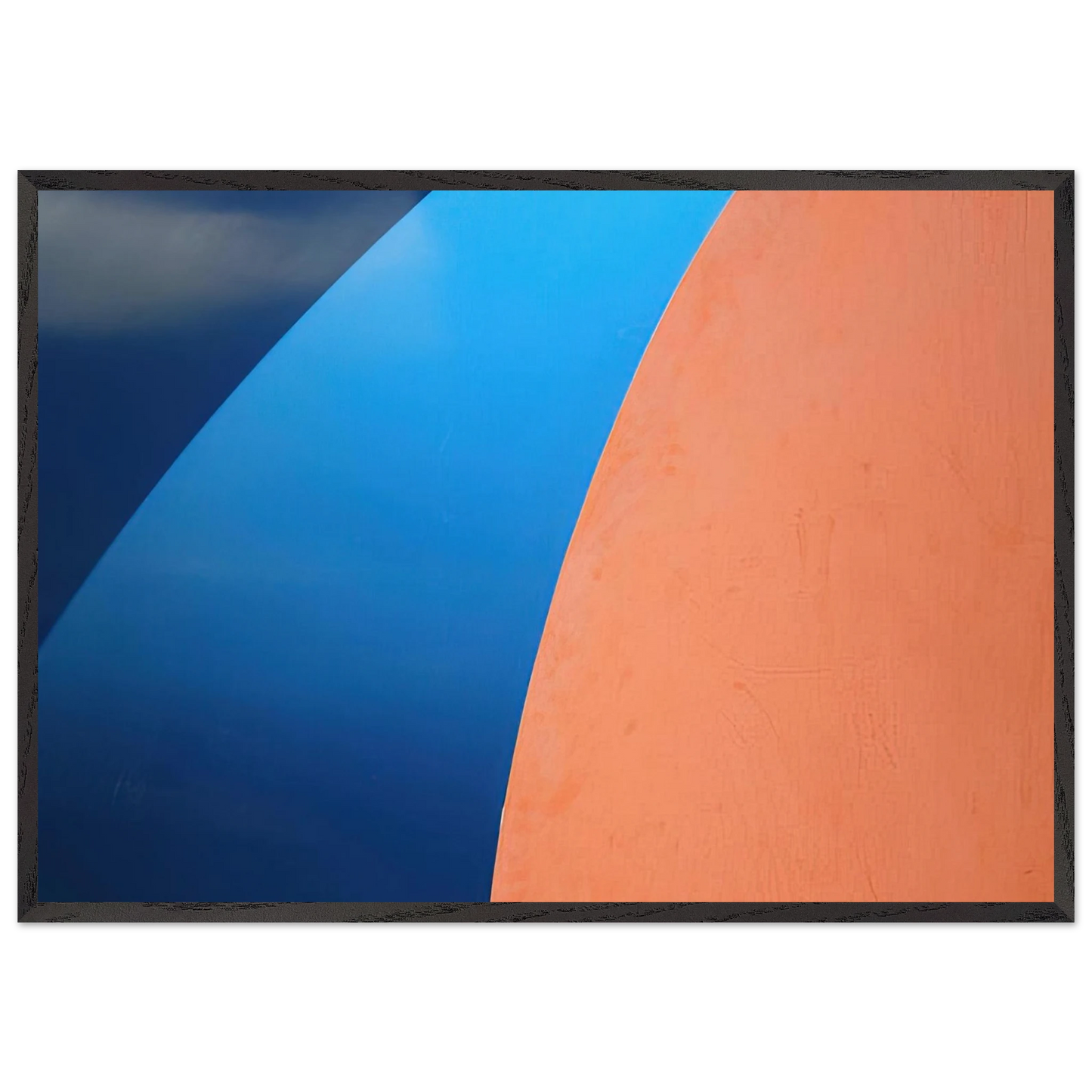 Numbers 1-9 1 - Robert Indiana 70x100 cm / 28x40 inches Framed Art Print – Black Wooden Frame