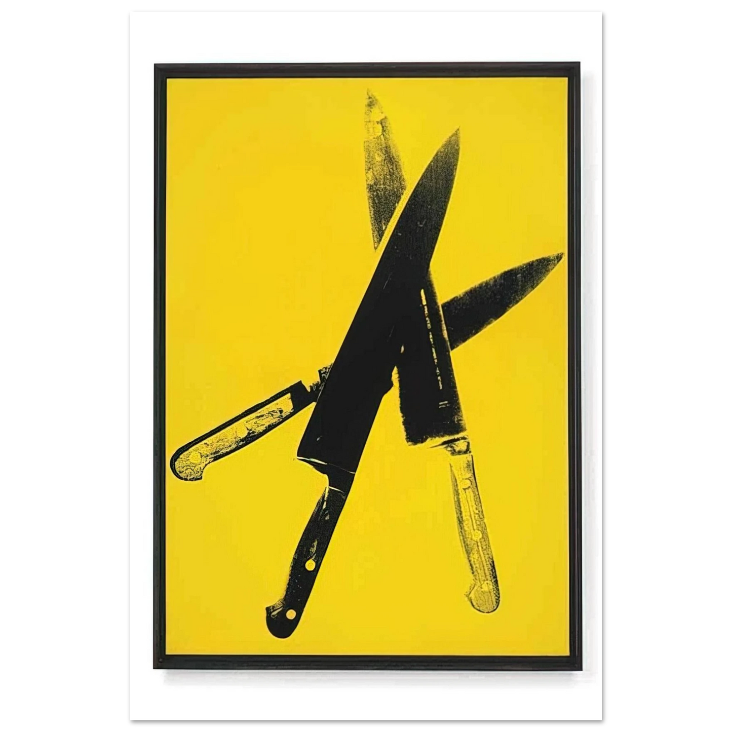 Andy Warhol - Knives Fine Art Poster - 75x100 cm / 30x40 inches