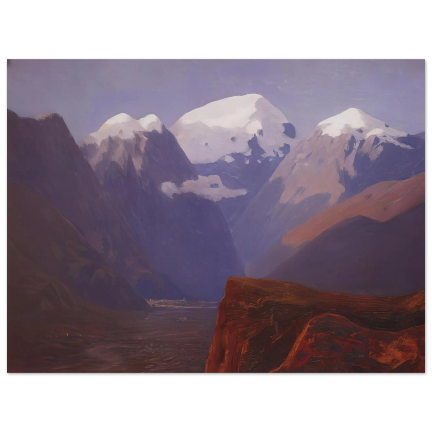 Arkhyp Kuindzhi - Snow tops Fine Art Poster - Default Title