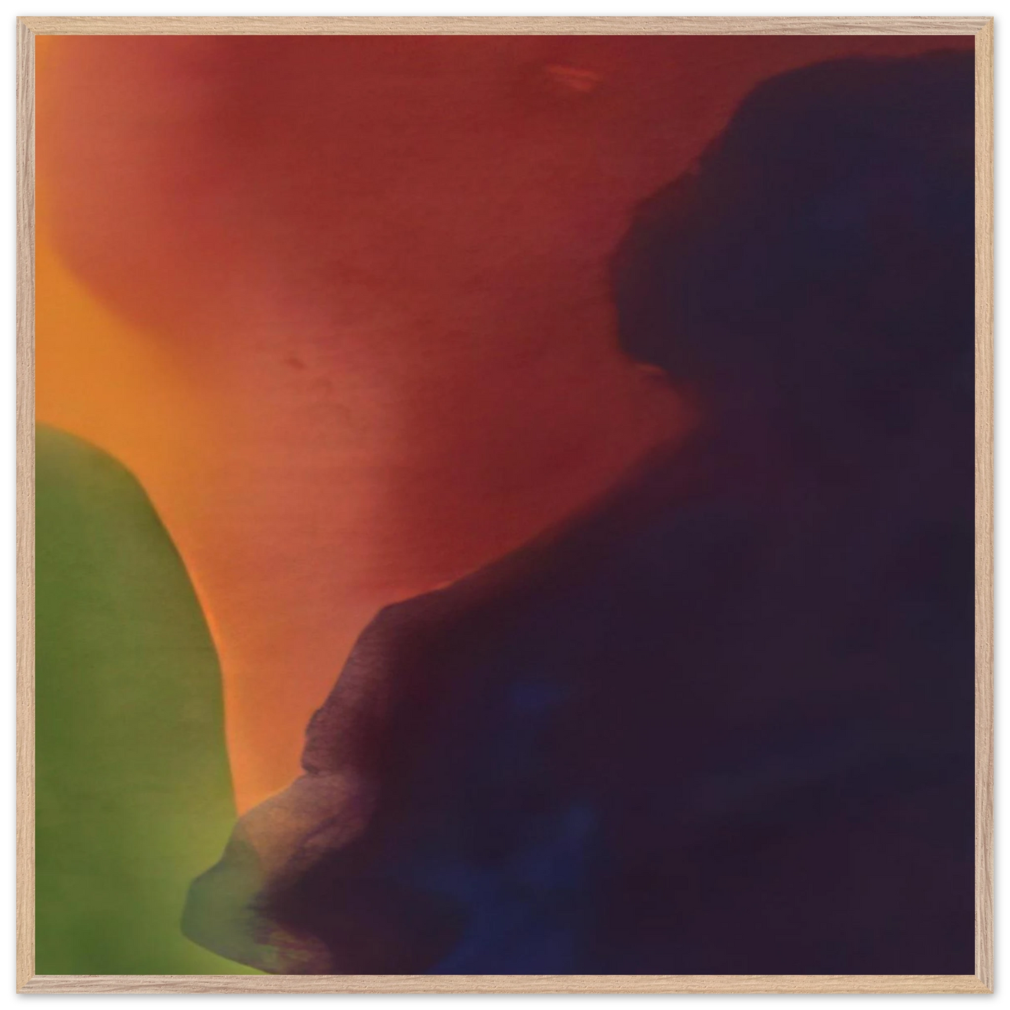Helen Frankenthaler - Blue Atmosphere III - 1963 Wall art - 75x100 cm / 30x40 inches - Fine Art Poster - -