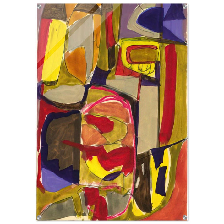 Untitled - c.1957 United States - Will Barnet Acrylic Print - 70x100 cm / 28x40″ inches | Will Barnet Wall Art | Will Barnet Prints