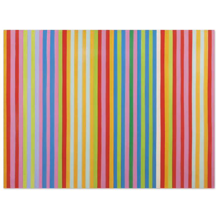 Gene Davis - Red Chatterbox - 1967 75x100 cm / 30x40inches Fine Art Poster