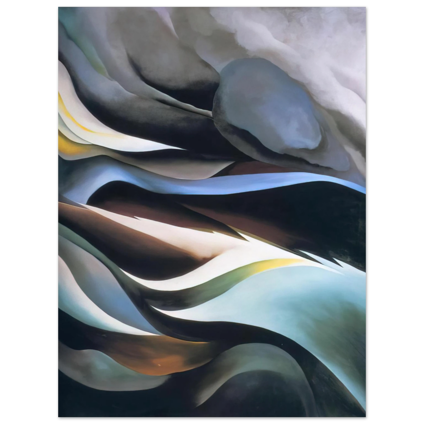 Georgia O'Keeffe - From the Lake Fine Art Poster - 13x18 cm / 5x7 inches