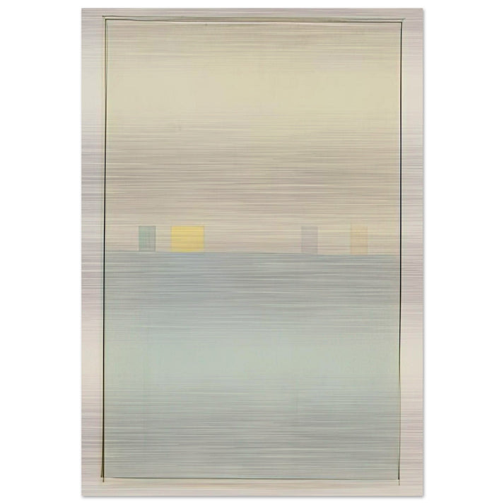Spazio Luce - 1960 - Antonio Calderara Brushed Aluminum Print - 70x100 cm / 28x40 inches | Antonio Calderara Aluminum Print | Antonio Calderara Prints
