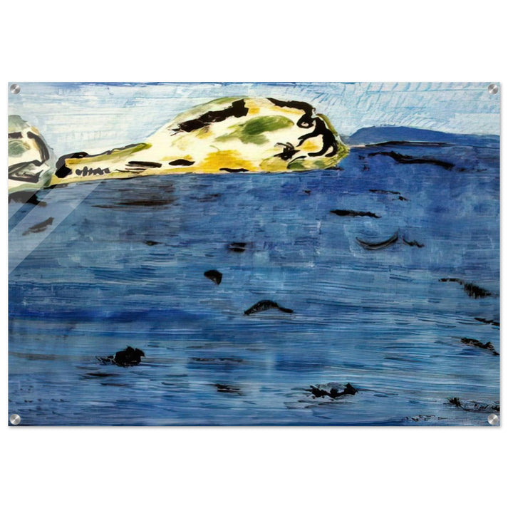 Blue Bay and Dunes - 1961 - Milton Avery Acrylic Print - 70x100 cm / 28x40″ inches