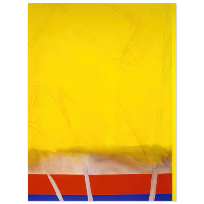 Ronnie Landfield - Edge Of Autumn - 1989 75x100 cm / 30x40inches Fine Art Poster