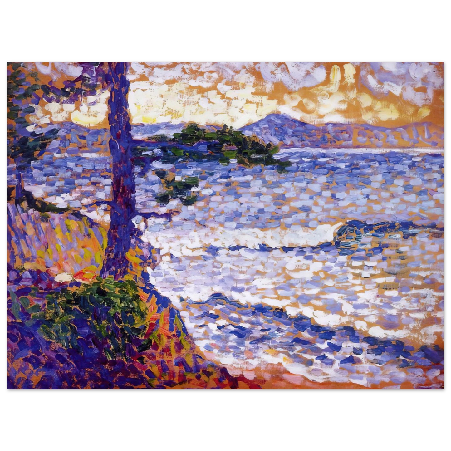 Henri-Edmond Cross - The Mediterranean Coast Fine Art Poster - Default Title