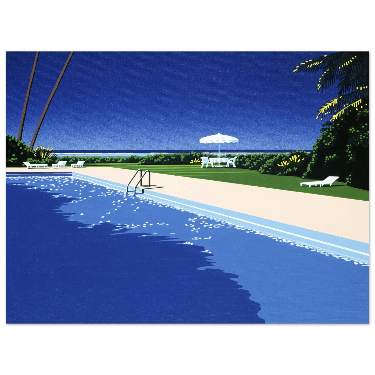 Hiroshi Nagai - Deck Wall Art - 21x29.7 cm / 8x12" - Fine Art Poster - -