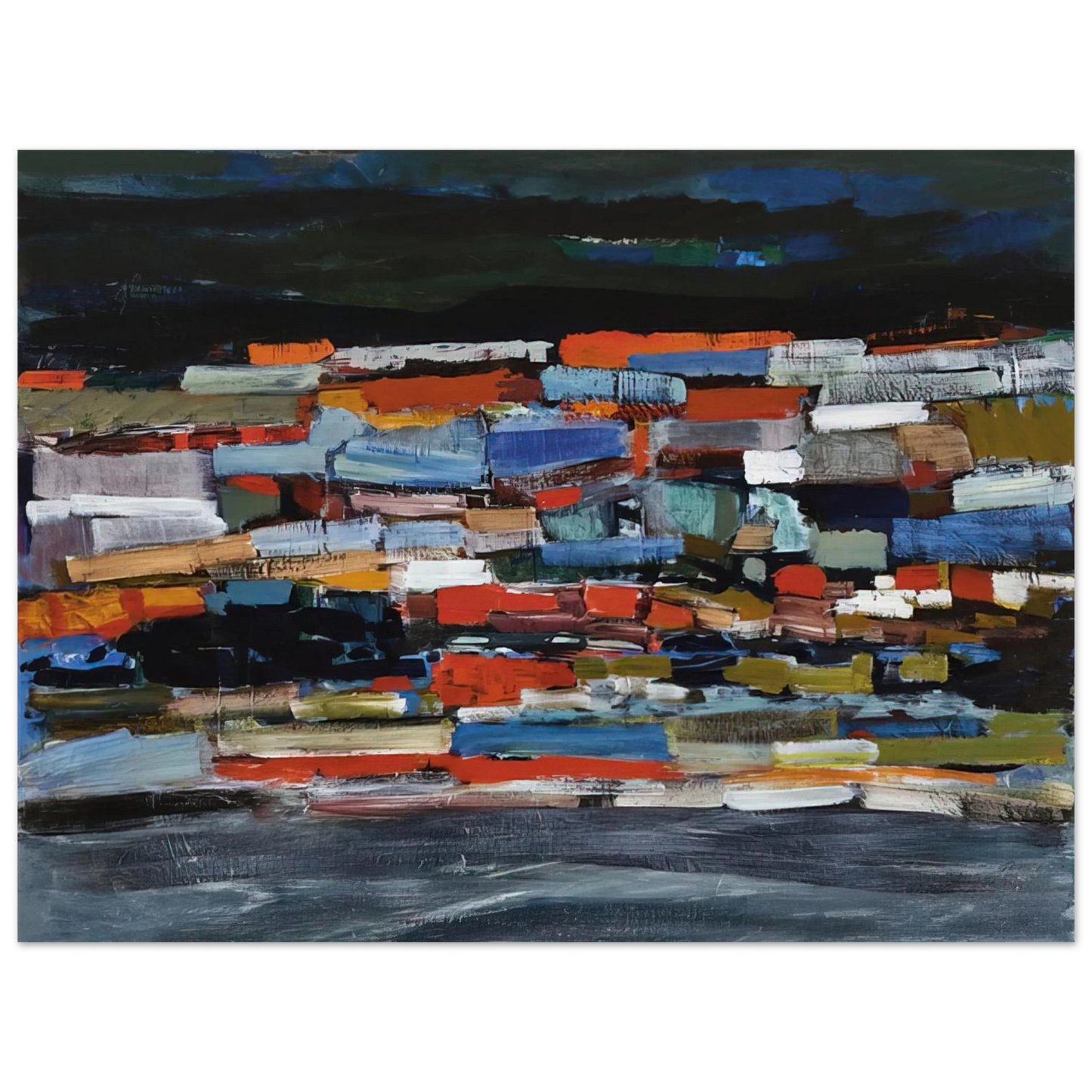 Tove Jansson - Town - 1965 Fine Art Poster - Default Title