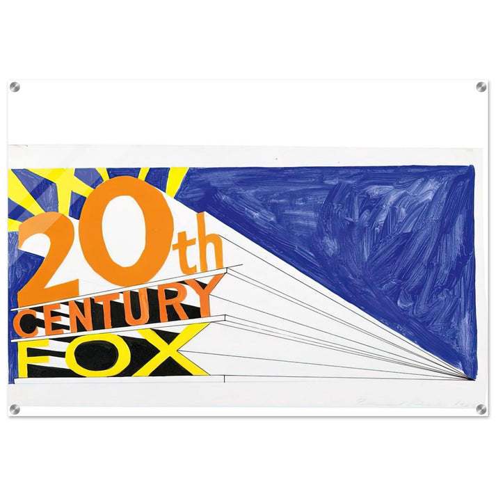 TRADEMARK 5 1962 - Edward Ruscha Acrylic Print - 70x100 cm / 28x40″ inches