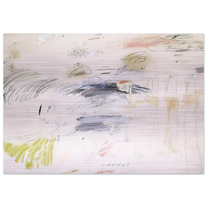 Untitled, Rome - Cy Twombly Brushed Aluminum Print - 70x100 cm / 28x40 inches | Cy Twombly Aluminum Print | Cy Twombly Prints