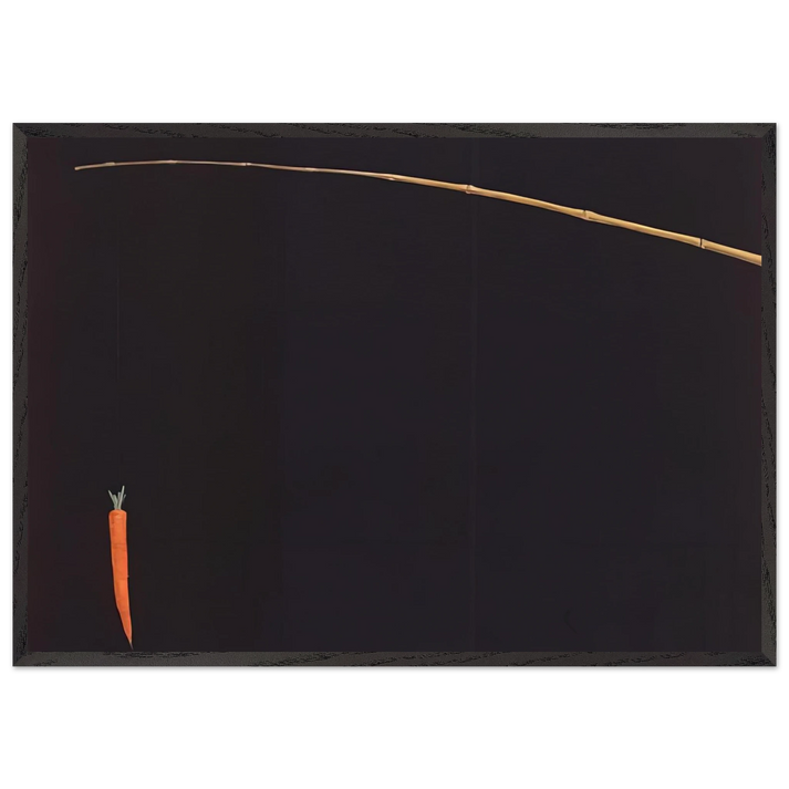 HI HONEY 1981 - Edward Ruscha 70x100 cm / 28x40 inches Framed Art Print – Black Wooden Frame