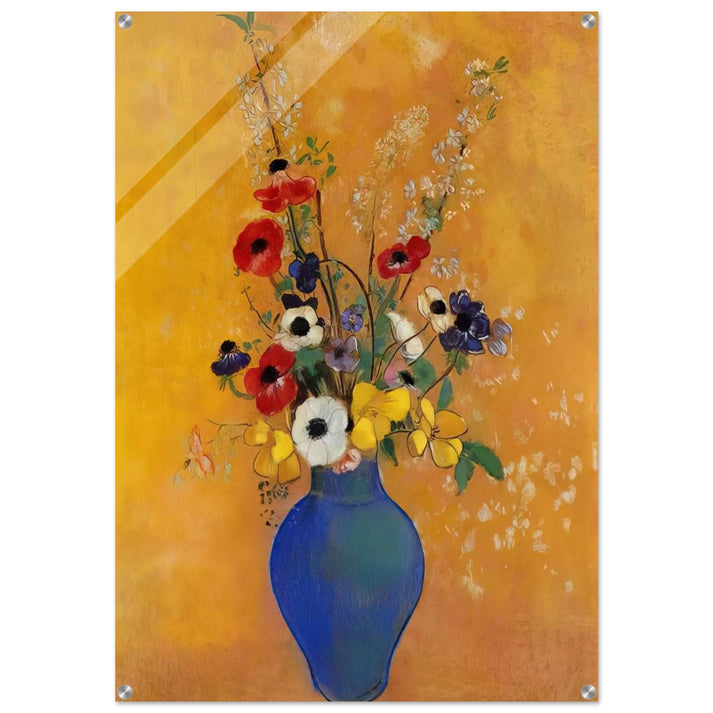 VASE OF FLOWERS 4 - Odilon Redon Acrylic Print - 70x100 cm / 28x40″ inches