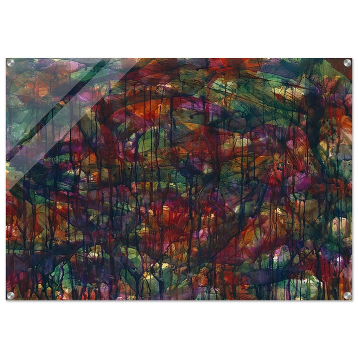 Untitled - 1957 - Norman Bluhm Acrylic Print - 70x100 cm / 28x40″ inches