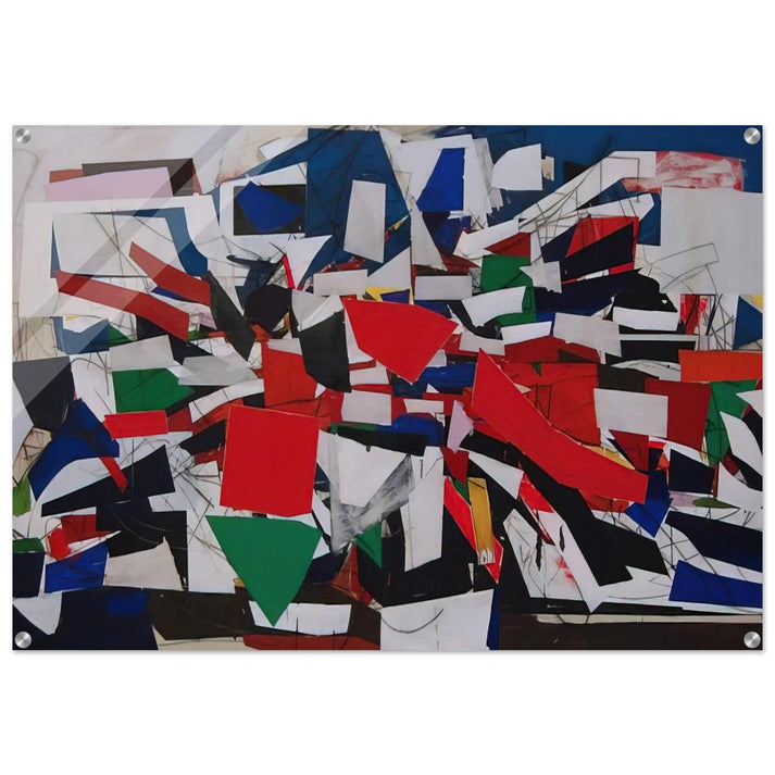 Struggle - 1967 - Robert Goodnough Acrylic Print - 70x100 cm / 28x40″ inches