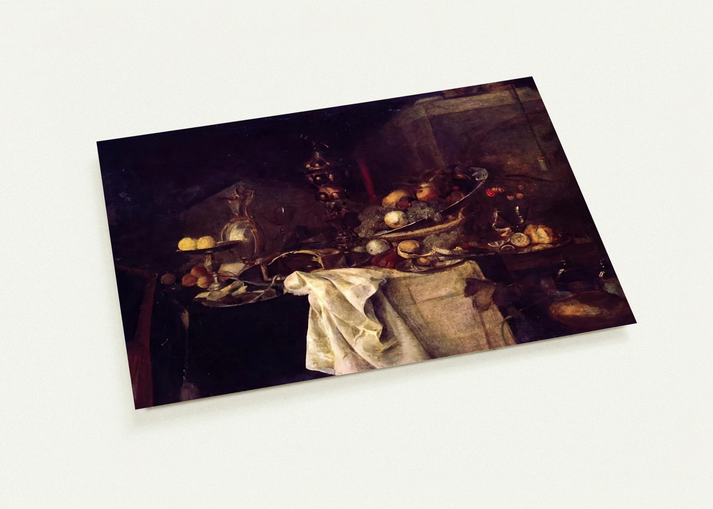 LA DESERTE AFTER JAN DAVIDSZ DE HEEM 1893 By Henri Matisse Pack of 10 Post Cards | Henri Matisse Post Cards | A6 (10.5 x 14.8 cm) - 4.1 x 5.8 inches