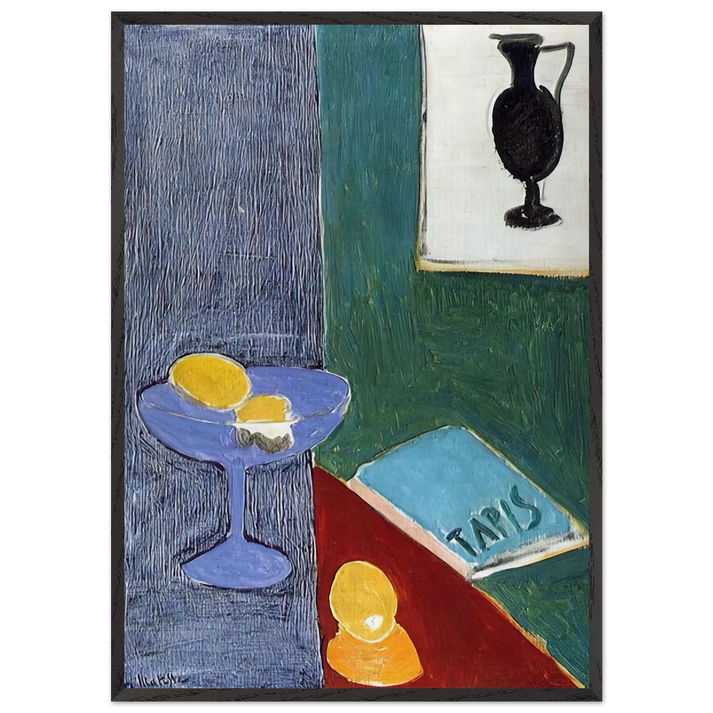 STILL LIFE 14 - Henri Matisse 70x100 cm / 28x40 inches Framed Art Print – Black Wooden Frame