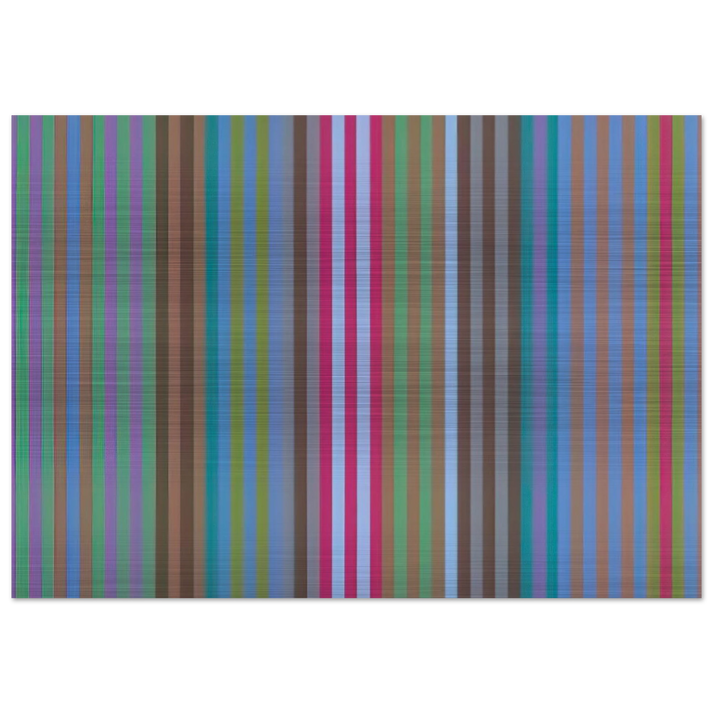 Bulletproof - 1969 - Gene Davis Brushed Aluminum Print - 70x100 cm / 28x40 inches | Gene Davis Aluminum Print | Gene Davis Prints