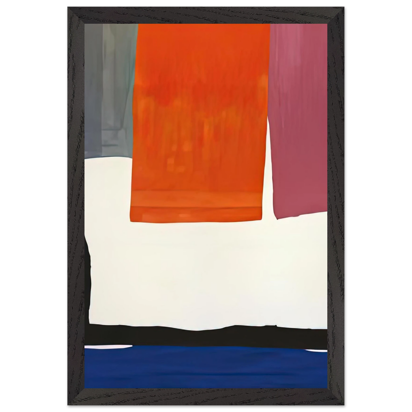 Helen Frankenthaler - The Human Edge, 1967- Wall Art - 28x40 inches / 70x70 cm - Canvas (Imperial) - -