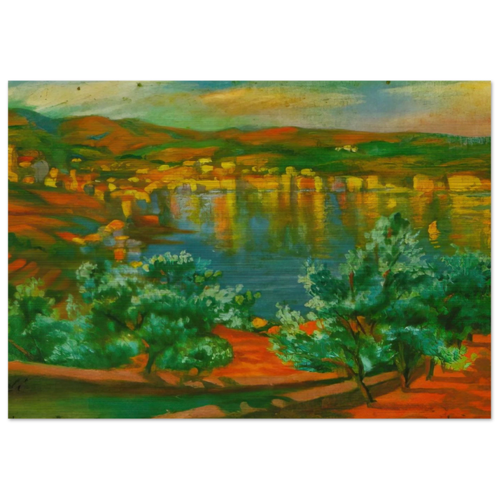 FESTIVAL OF ST LUCIA AT VILLAMALLA - Salvador Dali Brushed Aluminum Print - 70x100 cm / 28x40 inches | Salvador Dali Aluminum Print | Salvador Dali Prints