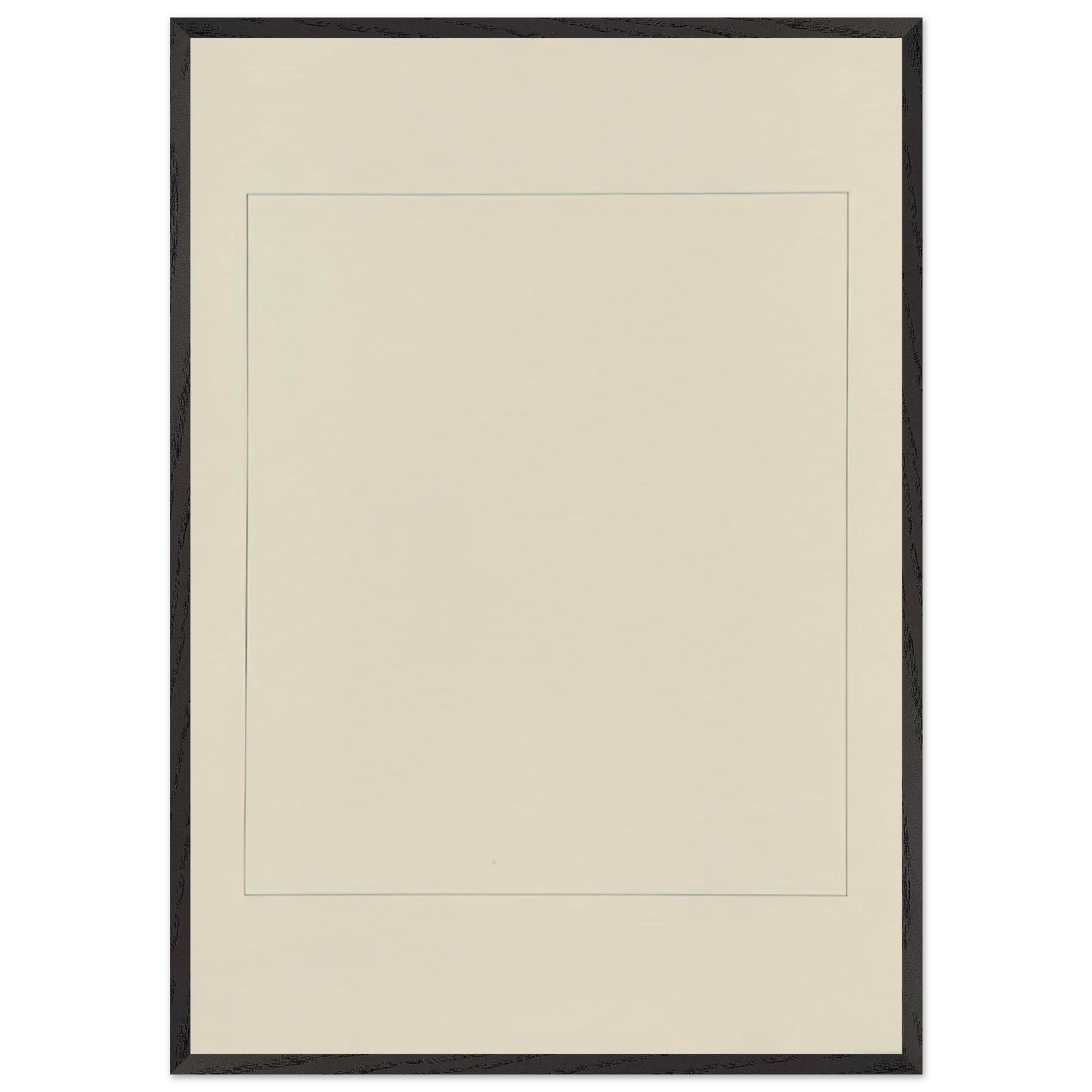 104 PERIMETER SERIES - Robert Mangold 70x100 cm / 28x40 inches Framed Art Print – Black Wooden Frame