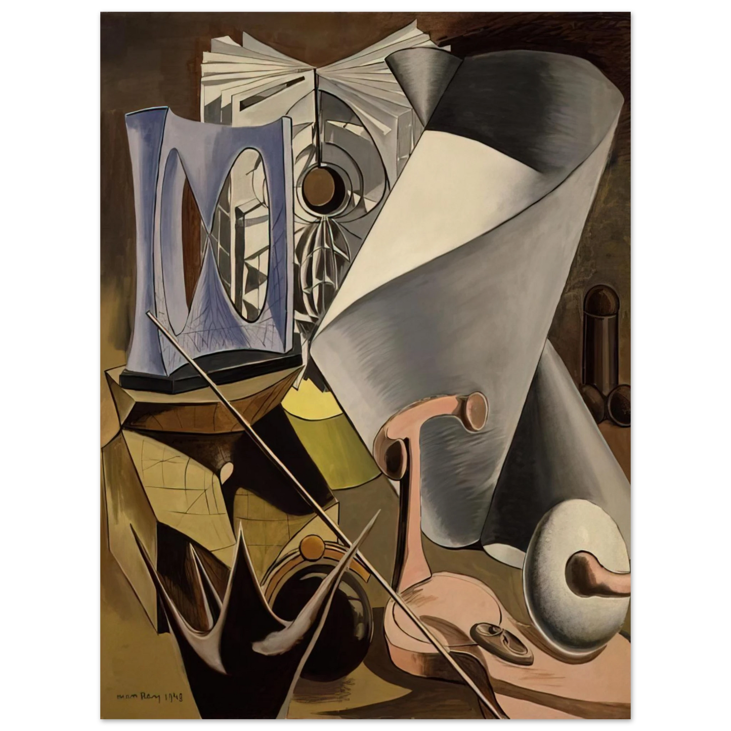 Man Ray - SHAKESPEAREAN EQUATION TWELFTH NIGHT Fine Art Poster - Default Title