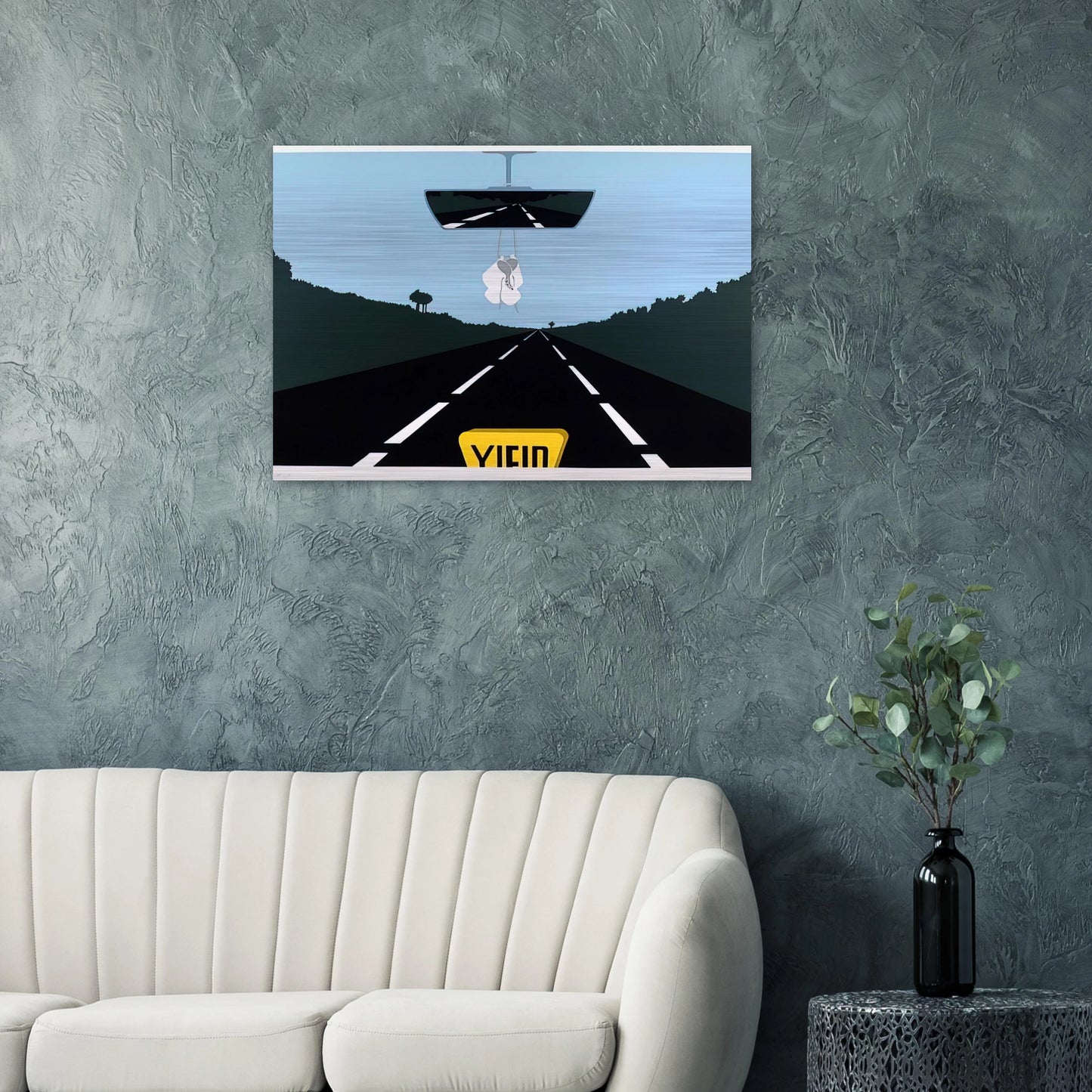 The Holy Family - Pop Art - Allan D Arcangelo Brushed Aluminum Print - 70x100 cm / 28x40 inches | Allan D Arcangelo Aluminum Print | Allan D Arcangelo Prints