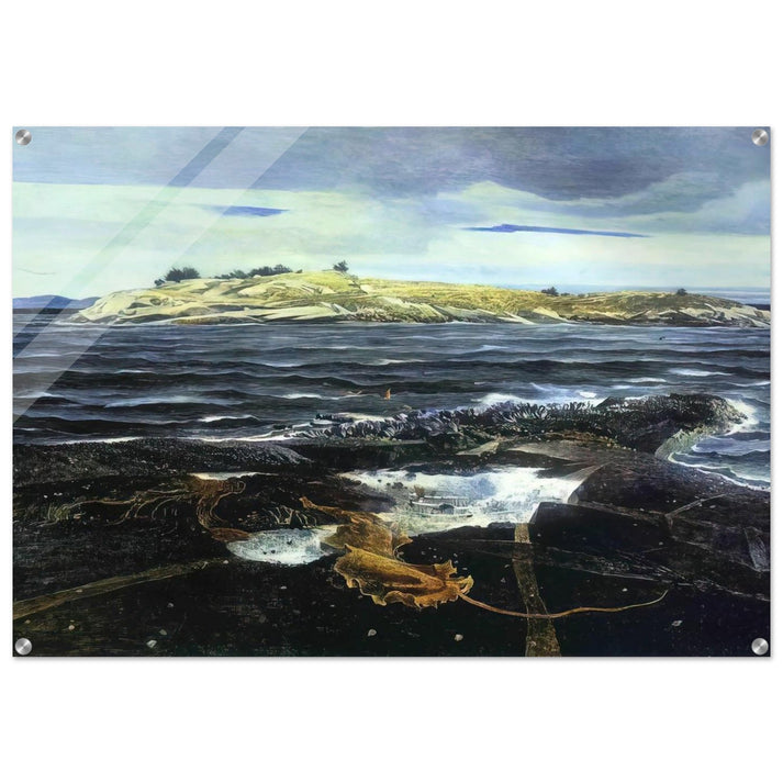 LITTLE CALDWELLS ISLAND - Andrew Wyeth Acrylic Print - 70x100 cm / 28x40″ inches | Andrew Wyeth Wall Art | Andrew Wyeth Prints