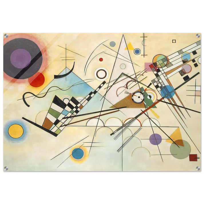 COMPOSITION VIII 1923 - Wassily Kandinsky Acrylic Print - 70x100 cm / 28x40″ inches | Wassily Kandinsky Wall Art | Wassily Kandinsky Prints