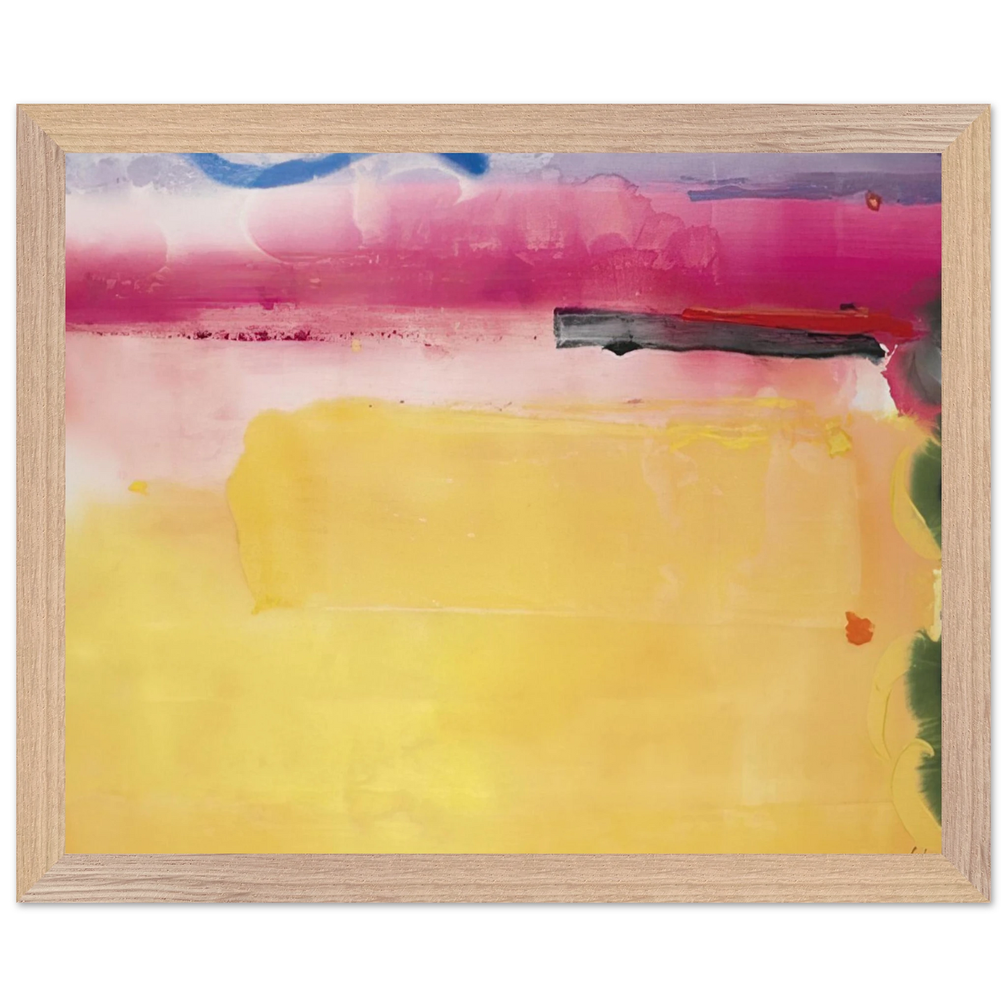 Helen Frankenthaler - Black-Eyed Susan - 1988 Wall art - 20x25 cm / 8x10 inches - Fine Art Poster - -