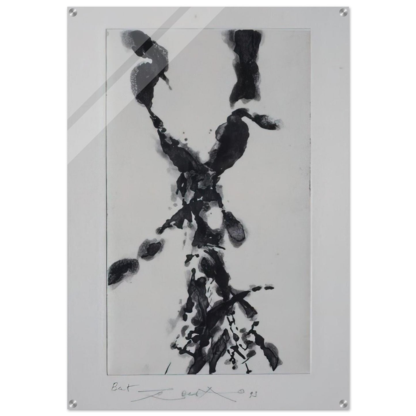 TO STOP THE CRY 1994 - Zao Wou-Ki Acrylic Print - 70x100 cm / 28x40″ inches