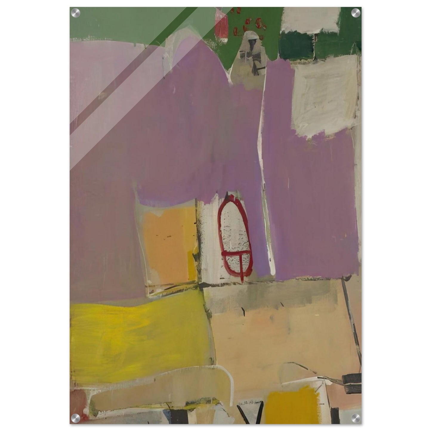 Albuquerque #4 - Richard Diebenkorn Acrylic Print - 70x100 cm / 28x40″ inches
