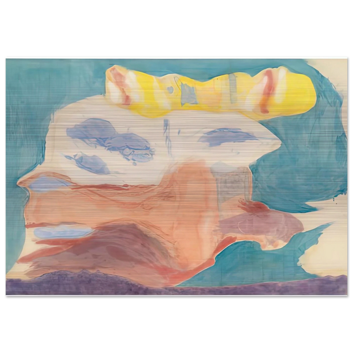 Sea Goddess, 1963- - Helen Frankenthaler Brushed Aluminum Print - 70x100 cm / 28x40 inches | Helen Frankenthaler Aluminum Print | Helen Frankenthaler Prints