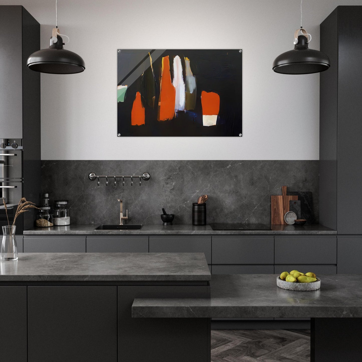 Bouteilles - Art Informel - Nicolas de Stael Acrylic Print - 70x100 cm / 28x40″ inches | Nicolas de Stael Wall Art | Nicolas de Stael Prints