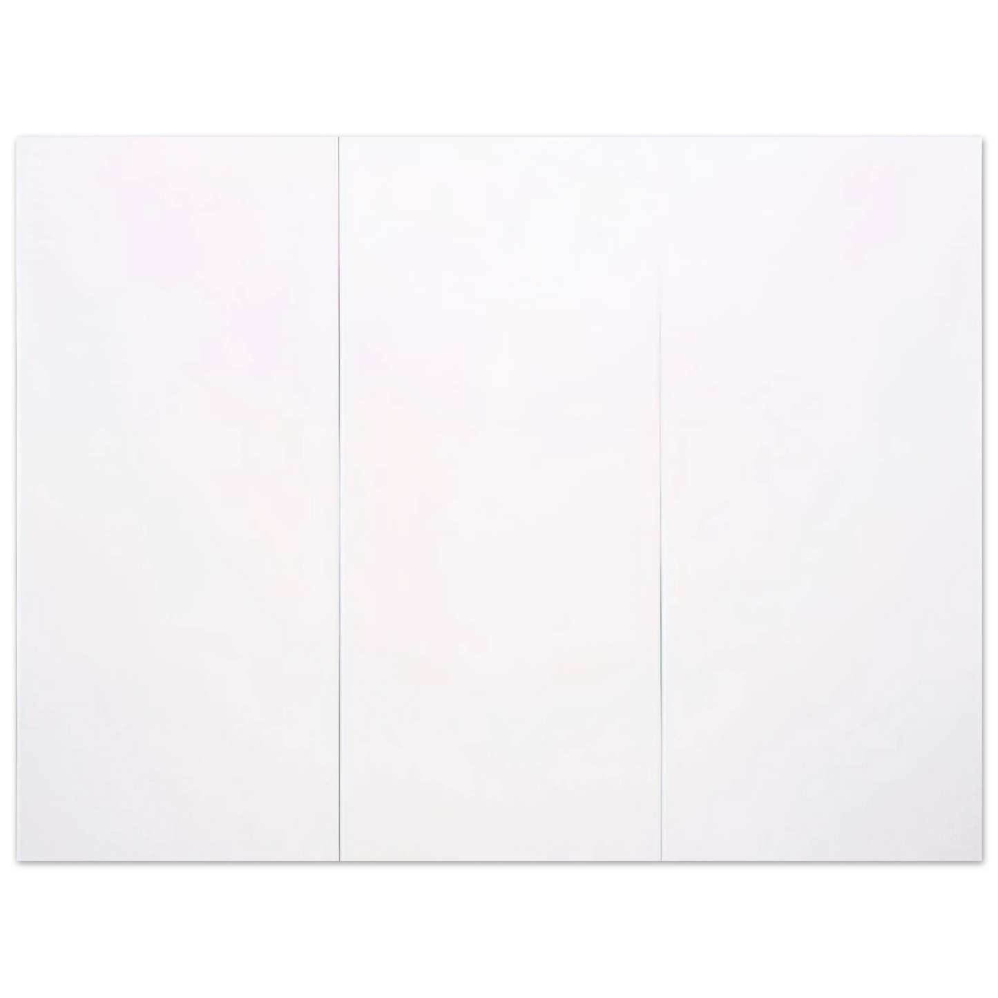 Robert Rauschenberg - WHITE PAINTING THREE PANEL 1951 Fine Art Poster - Default Title