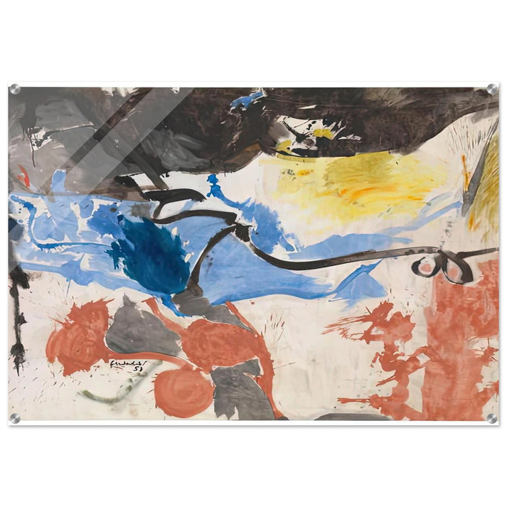 Hotel Cro-Magnon, 1958- - Helen Frankenthaler Acrylic Print - 70x100 cm / 28x40″ inches