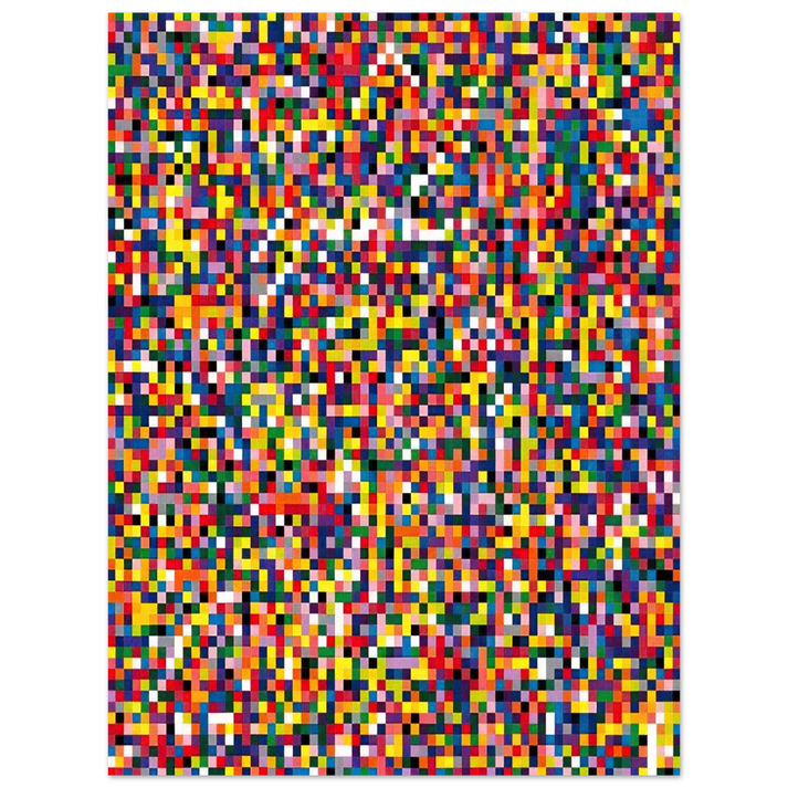 Gerhard Richter - 4900 COLOURS 2007 75x100 cm / 30x40inches Fine Art Poster