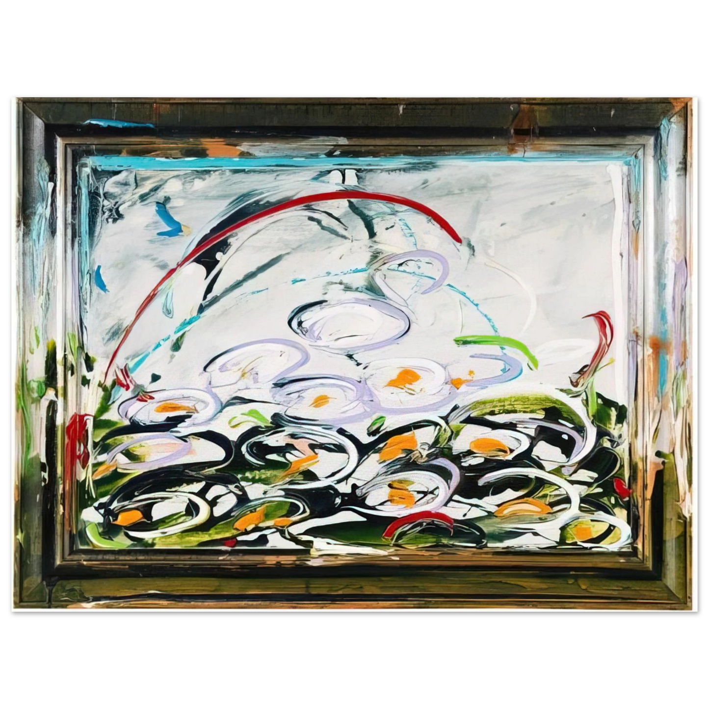 Mario Schifano - Giglio d'aqua - 1984 Fine Art Poster - Default Title