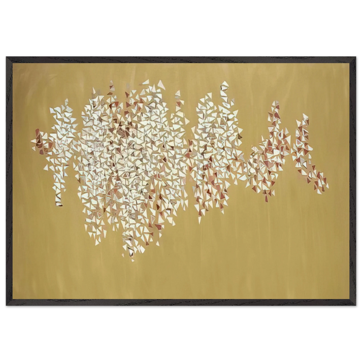 Untitled - 1962 N2 - Robert Goodnough 70x100 cm / 28x40 inches Framed Art Print – Black Wooden Frame