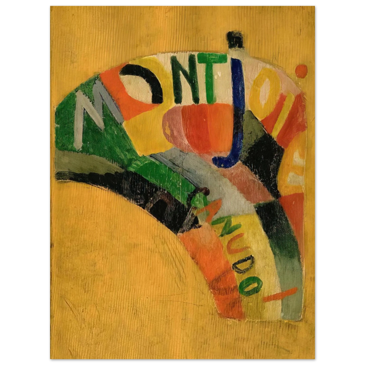 Sonia Delaunay - MONTJOIE 75x100 cm / 30x40inches Fine Art Poster