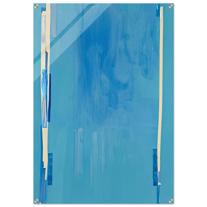 Blue Bellows, 1976- - Helen Frankenthaler Acrylic Print - 70x100 cm / 28x40″ inches