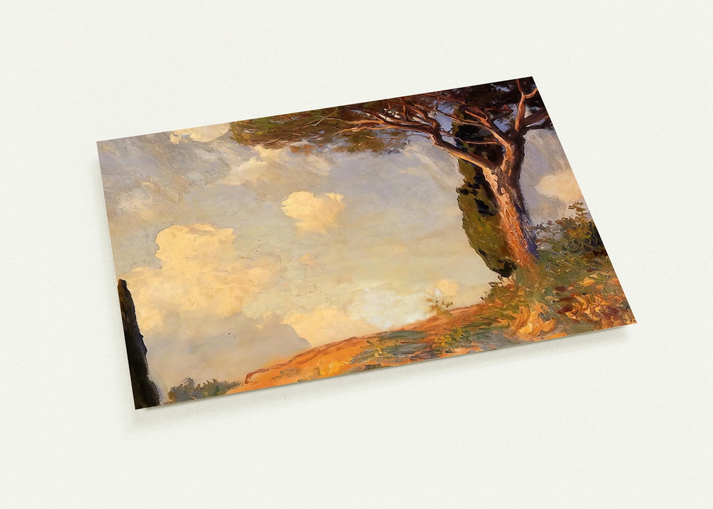 A Landscape Study at San Vigilio, Lake of Garda By John Singer Sargent Pack of 10 Post Cards | John Singer Sargent Post Cards | A6 (10.5 x 14.8 cm) - 4.1 x 5.8 inches