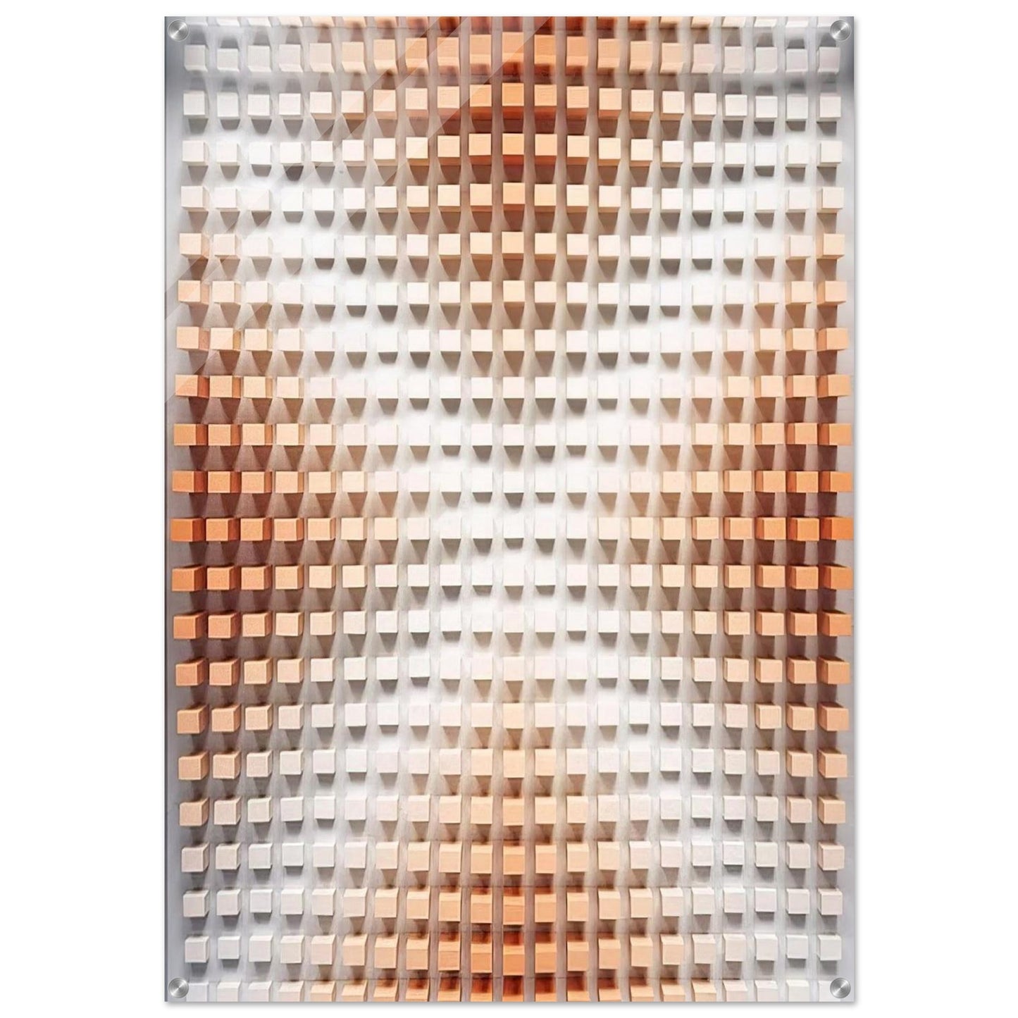 Rilievo cromodinamico - Op Art - Dadamaino Acrylic Print - 70x100 cm / 28x40″ inches | Dadamaino Wall Art | Dadamaino Prints