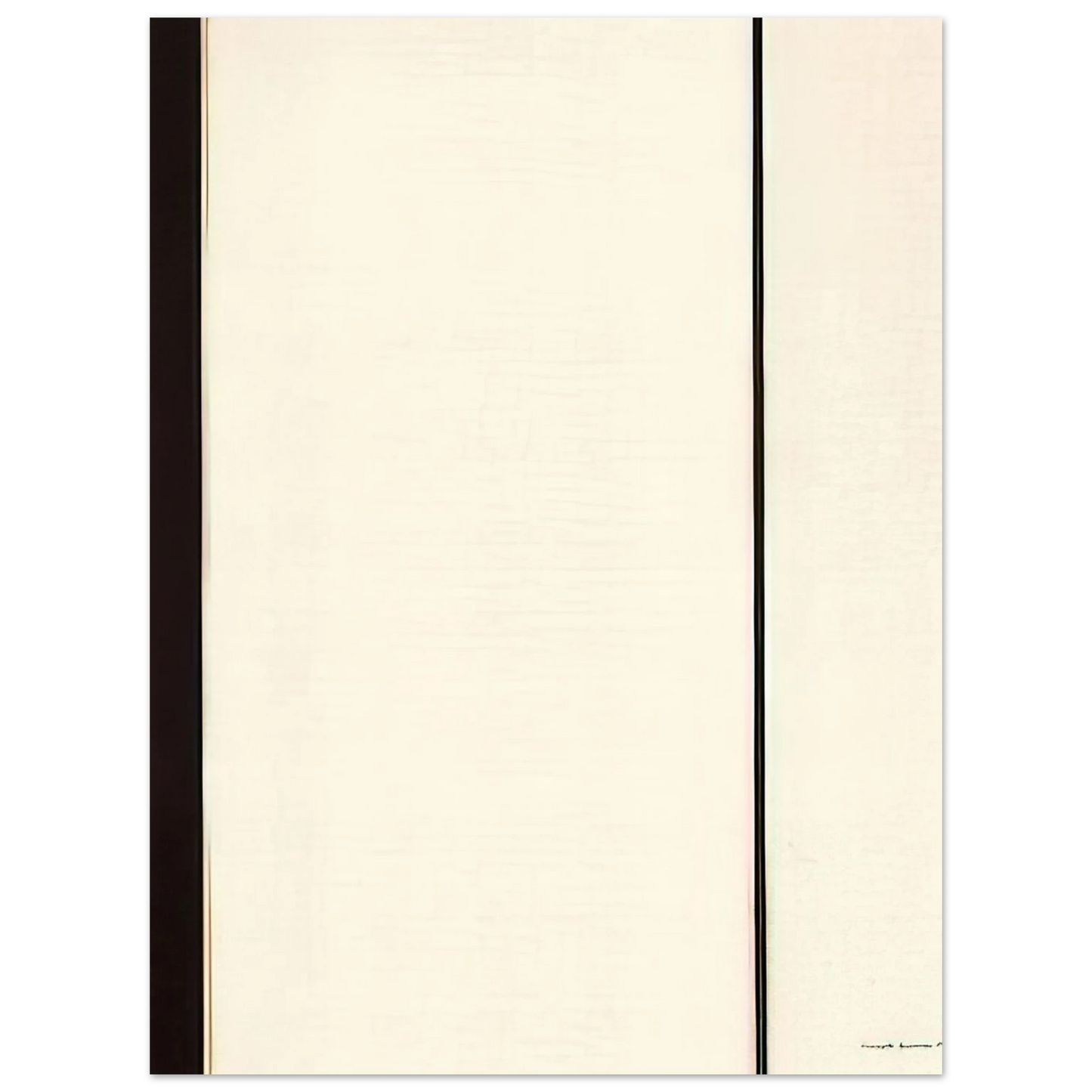 Barnett Newman - The Station of the Cross - Sixth Station Fine Art Poster - Default Title