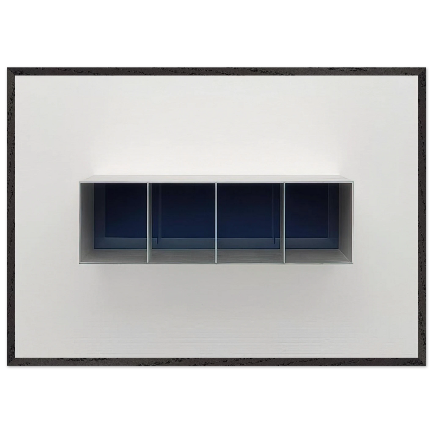 Untitled Menziken - 1988 - Donald Judd 70x100 cm / 28x40 inches Framed Art Print – Black Wooden Frame