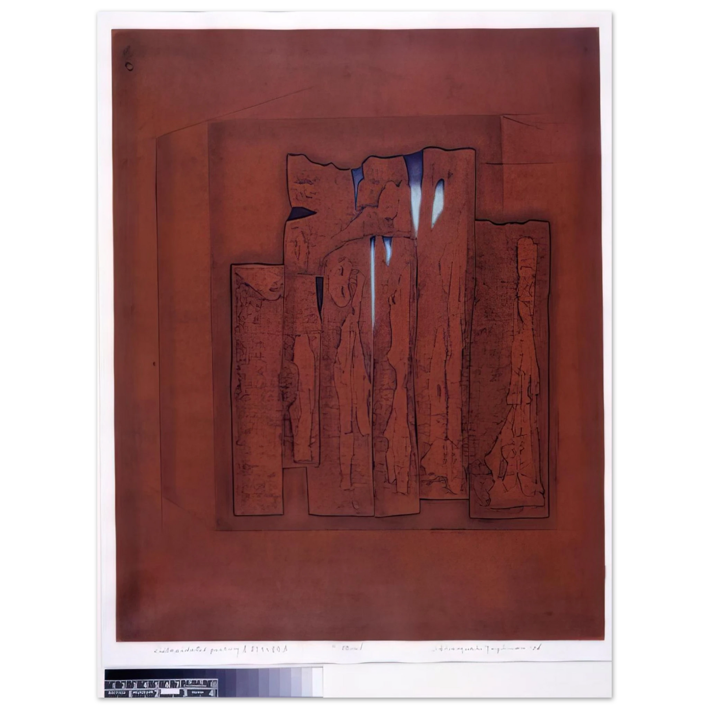 Hiroyuki Tajima - Dilapidated Poetry A - 1976 Fine Art Poster - Default Title