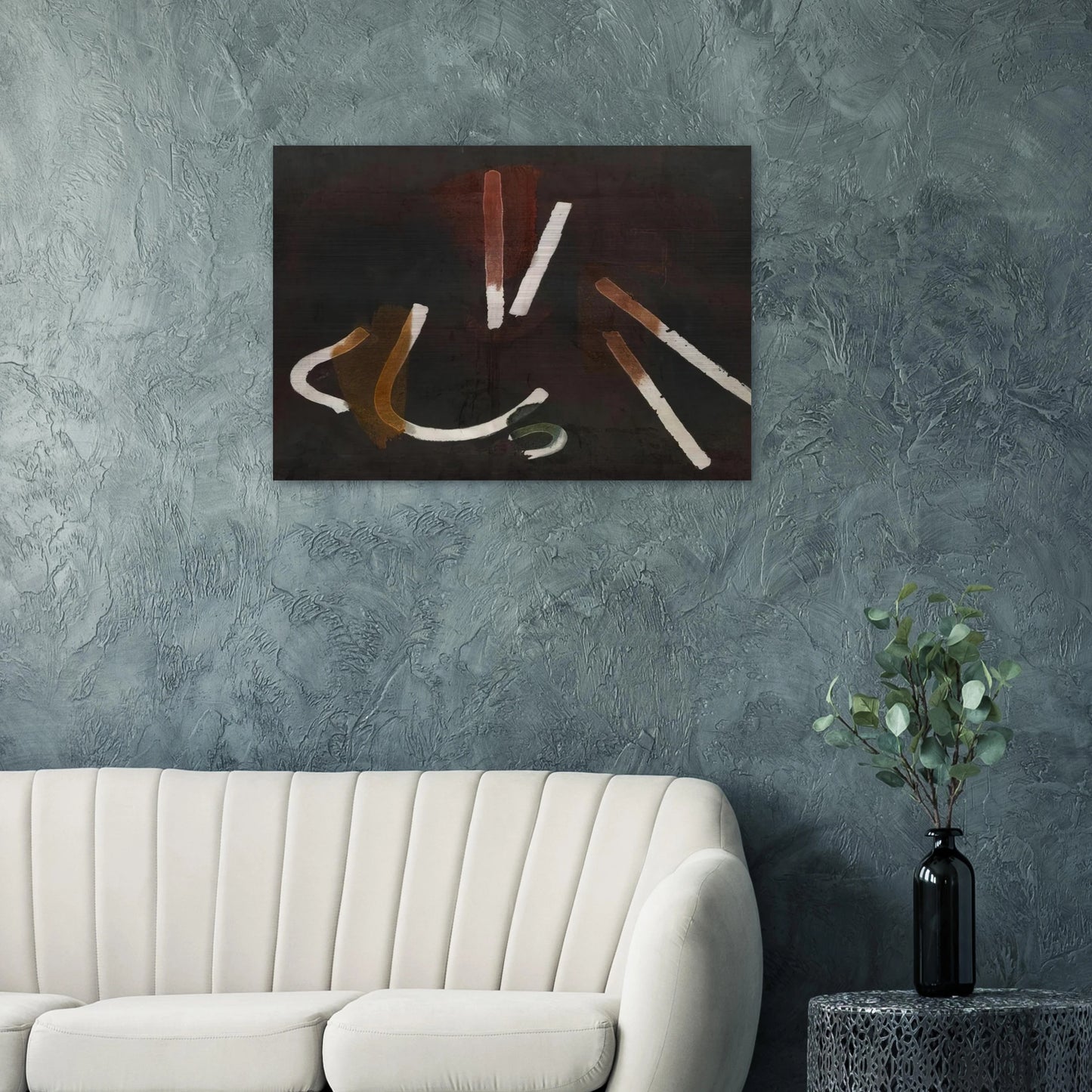 Composition Brun - 1933 - John Ferren Brushed Aluminum Print - 70x100 cm / 28x40 inches | John Ferren Aluminum Print | John Ferren Prints