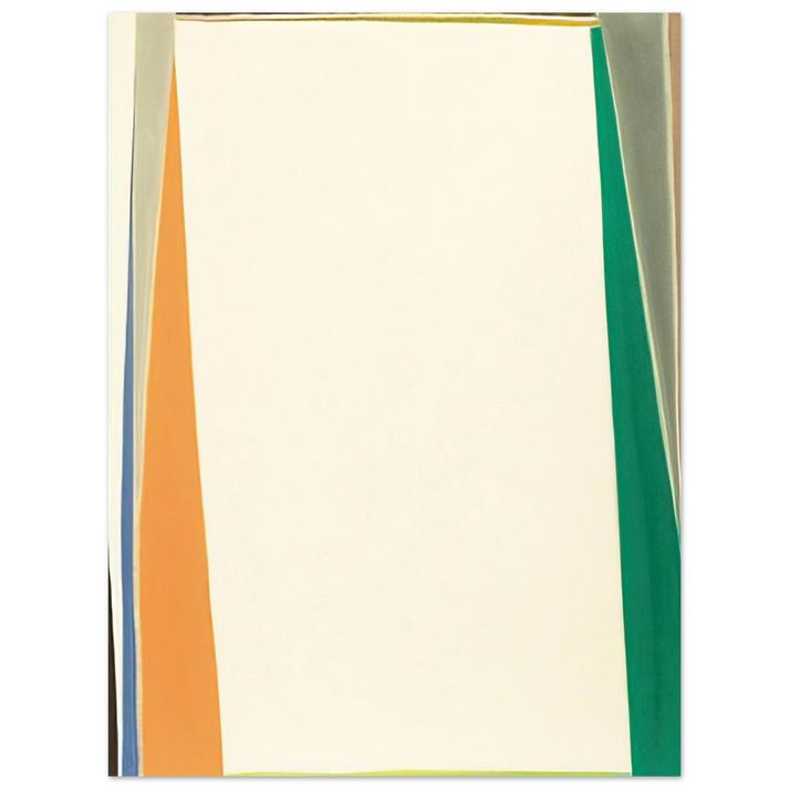 Larry Zox - Open White Center - 1974 75x100 cm / 30x40inches Fine Art Poster