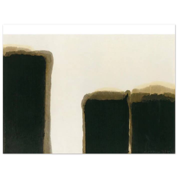 Yun Hyong-keun - Burnt Umber Ultramarine I - 1981 75x100 cm / 30x40inches Fine Art Poster